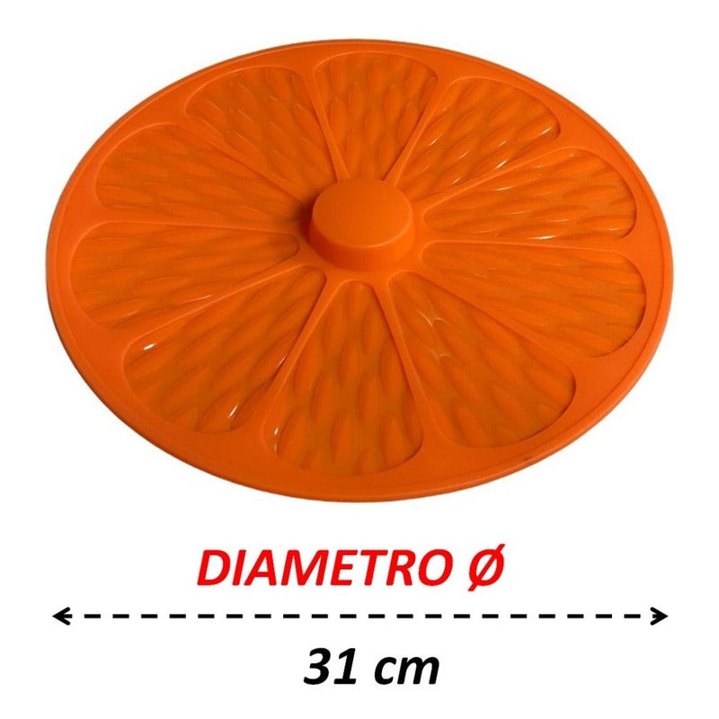 Tapa Silicona Reutilizable Para Ollas Ensaladera Bowl 31 Cm