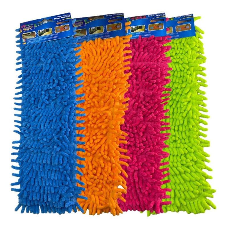 Repuesto Mopa Shaggy Paño Microfibra Limpieza Absorvente