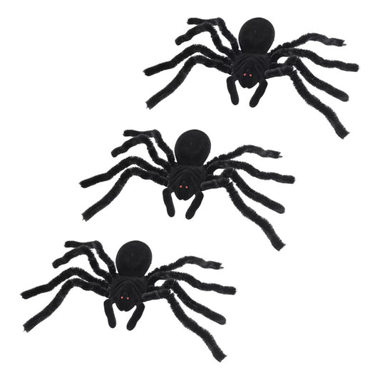 Pack X3 Decoracion Araña Grande Halloween Pack X3 Araña Inmensa Colgante Eventos Pack Araña Enorme Decorativa Color Negro X3 Arcashopping Araña Grande Decoracion Halloween Araña Decorativa Fiestas