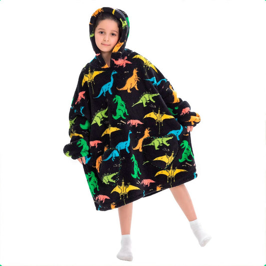 Poleron Peludo De Niño Poleron Con Capucha Niña Polerones Poleron Gigante Poleron Sherpa Frio Invierno Pijama Polar Manta Polar Polerón Niño Poleron