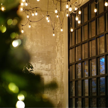 Guirnaldas De Luces Para Terraza Soquete Cadena Luces 5 Mtrs