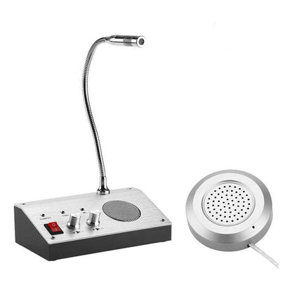 Intercomunicador Bancos Citofono Cajas Microfono 2 Vias Dual