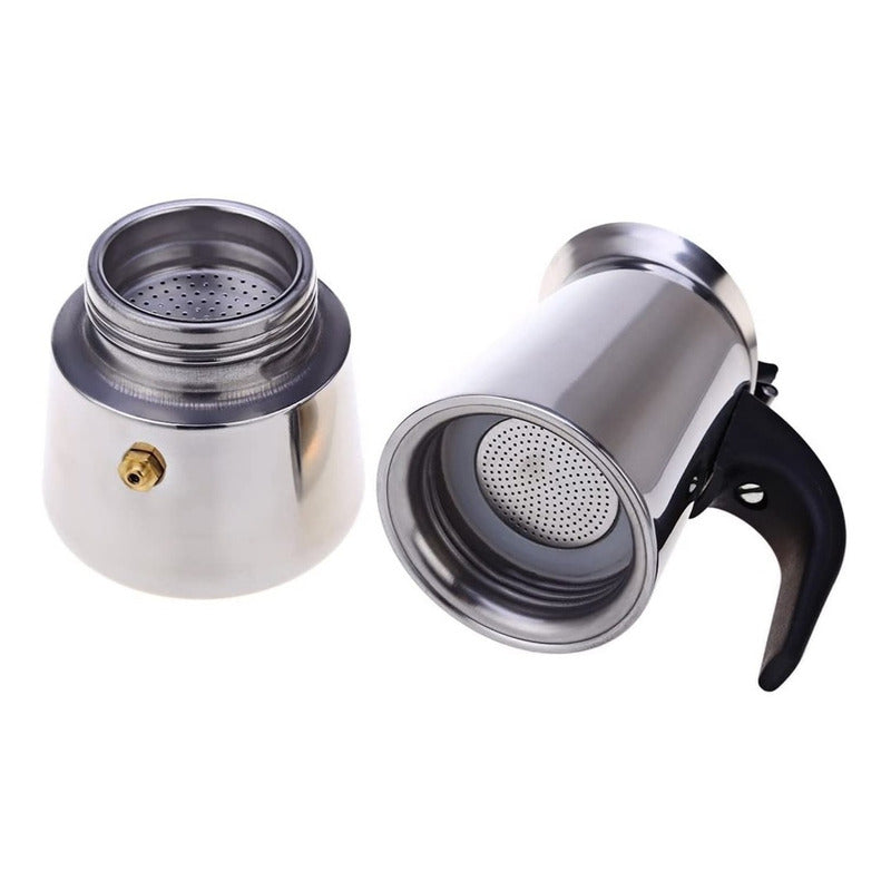 Cafetera Italiana Inoxidable Cafetera Espresso 9 Tazas Coffe