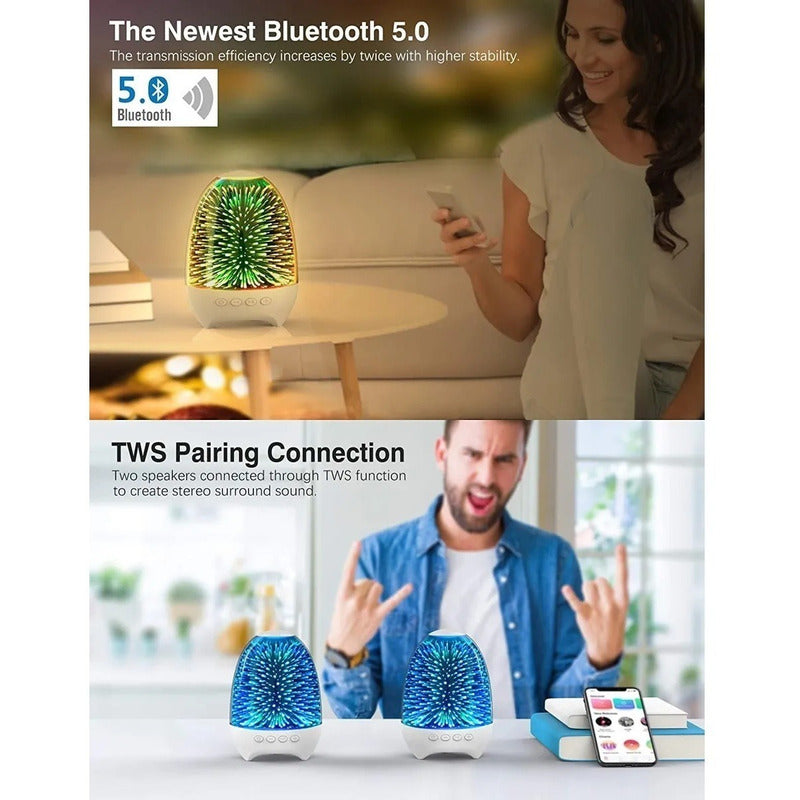 Lampara Con Parlante Bluetooth Parlantes Para Escuchar Music