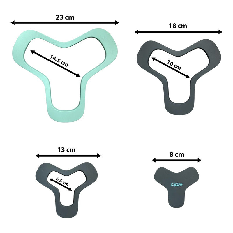 Set Posa Ollas Kit Posa Ollas 4 Tamaños Posa Ollas Silicona