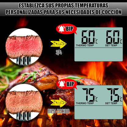 Termometro Para Carne Termómetro Digital Wayu Termometro Wayu Arcashopping Termometro De Cocina Termometro Horno Wayu Termometro Para Alimentos Wayu Termometro Digital Para Horno
