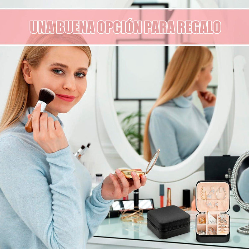 Pack X4 Joyero Portatil Organizador De Aro Exhibidores Joyas