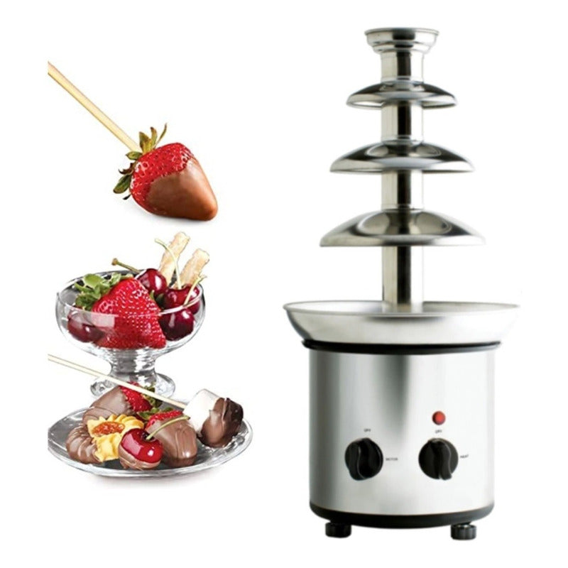 Cascada De Chocolate Maquina Derretir Chocolate Fondue Acero