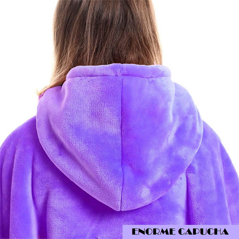 Poleron Peludo De Niña Poleron Con Capucha Niño Polerones Poleron Gigante Poleron Sherpa Frio Invierno Pijama Polar Manta Sherpa Polerón Niño Poleron