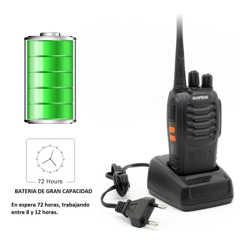 Radio Transmisor Walkie Talkie Radio Portátil Waki Toki