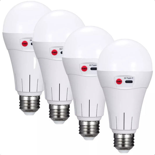 Pack X4 Ampolleta Led E27 Usb Pack X4 Ampolleta 10w Usb Pack Ampolletas Led X4 Emergencia Arcashopping Pack X4 Ampolleta Recargable Ampolleta E27 Ampolleta Usb 10w