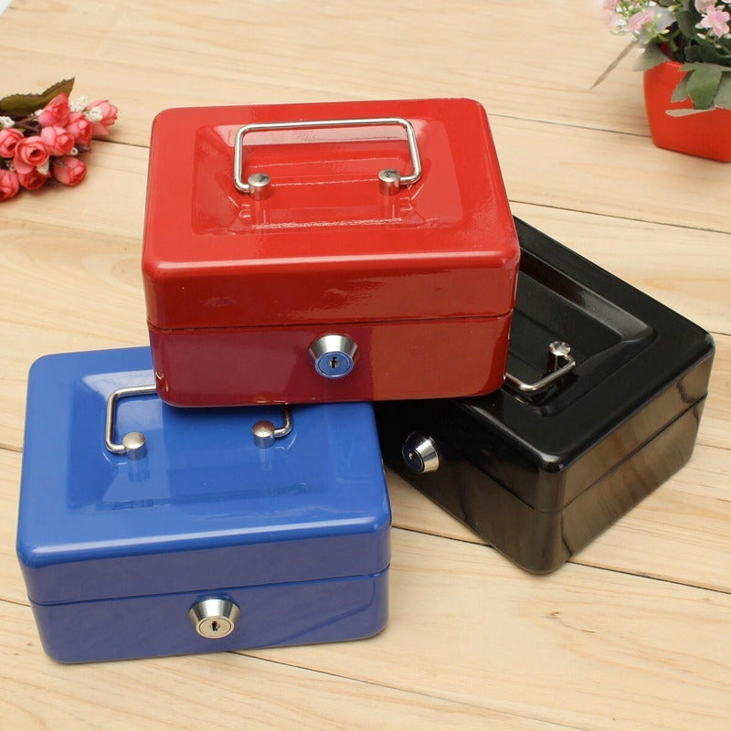 Caja Fuerte Para Dinero Caja De Seguridad Metalica Con Llave