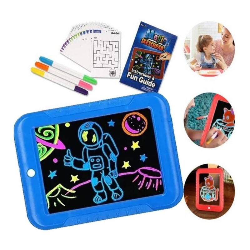 Pack 2 Pizarra Magica Para Niño Pizarra Didactica Para Dibuj