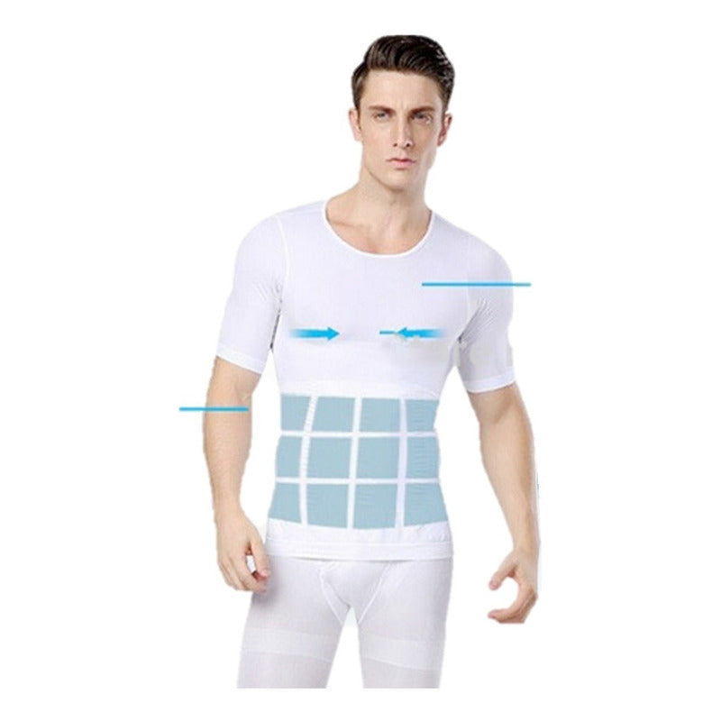 Polera Reductora Polera Faja Compresion Hombre Adelgazante H