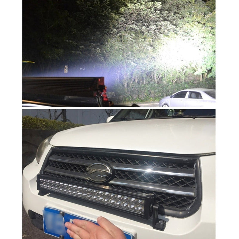 Pack X2 Barra Led 4x4 Neblineros Led Barra 120w Focos Neblin