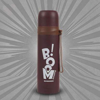 Termo Botella Agua Caliente Fria Cafe Invierno 500ml Acero