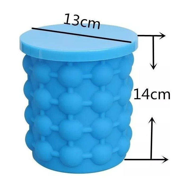 Hielera Cubeta Cubetera Hielo Facil Ice Silicon Botella