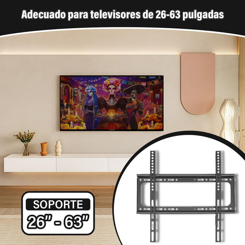 Soporte Tv 43 Soporte Tele Soporte Tv 32 Soporte Smart Tv Bases Para Televisores Arcashopping Soporte De 26 - 63 Pulgadas Pared Muro Soporte Fijo