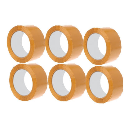Pack X6 Cinta Embalaje Cinta Scoch Para Embalar 150m Huincha