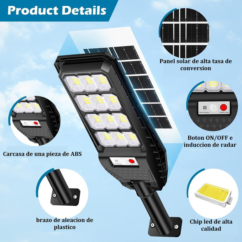 Foco Solar 200w Focos Solares Led Focos Solares Potentes