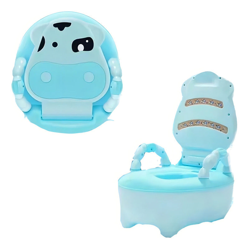 Pelela Baño Niños Aprendizaje Tipo Wc Animales Infantil Color Verde