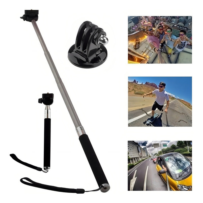 Kit Maleta Gopro Accesorios Para Cámara Deportiva 28 Piezas