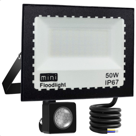 Reflector Foco Led Sensor Movimiento Proyector Focos Led 50w Arcashopping Luminaria Led Exterior Focos Led 50 Watts Foco Led Sensor Movimiento Hogar Iluminacion De Exterior Foco Led 50w