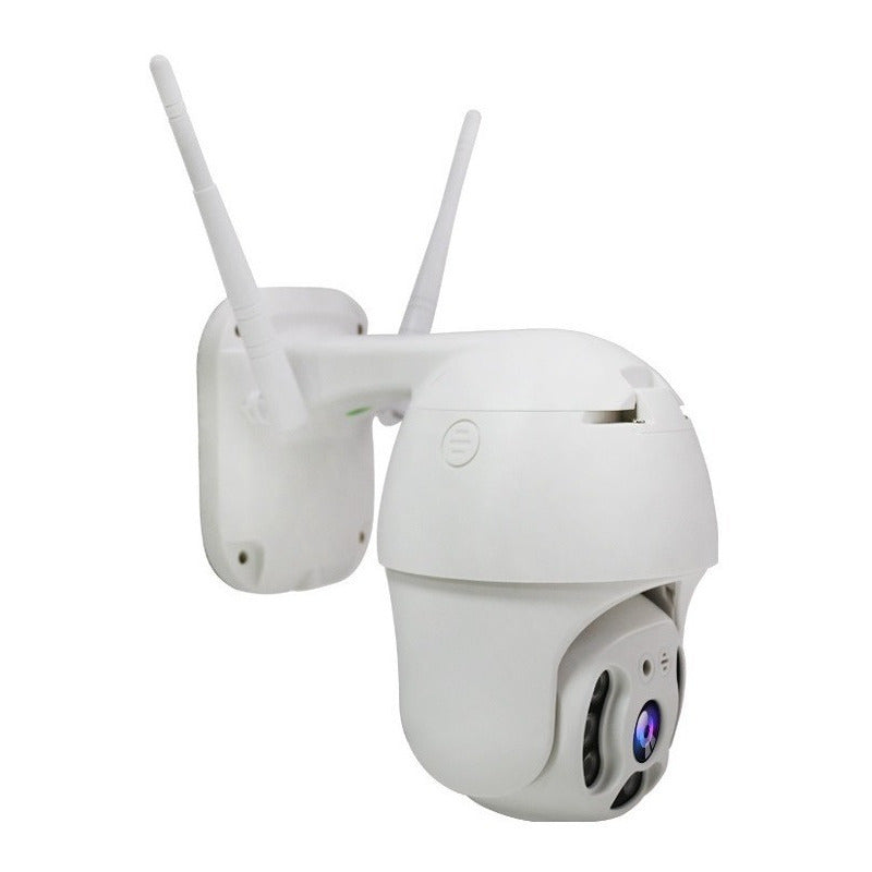 Camara Ip Interior Exterior Wifi Camaras De Seguridad Wifi Color Blanco