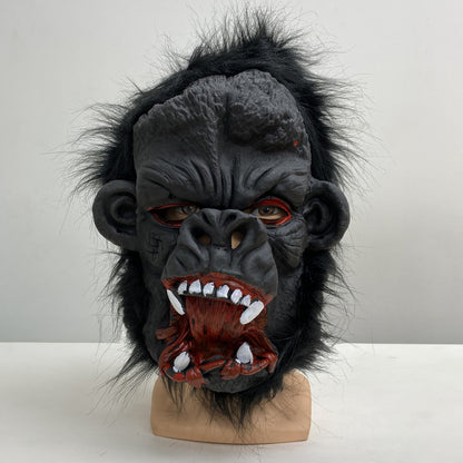 Máscara Látex De Gorila Máscara Animal Halloween Disfraz