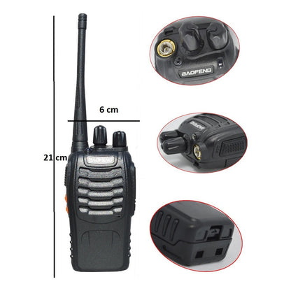 Radio Transmisor Walkie Talkie Radio Portátil Waki Toki