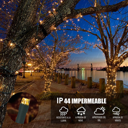 Pack X2 Luces Navideñas Solares Luces Led Solar Luces Navida