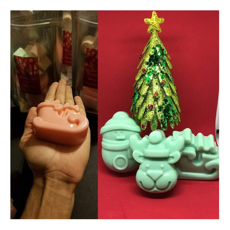 Moldes De Silicona Moldes De Pascua Molde Navidad Trineo Ren