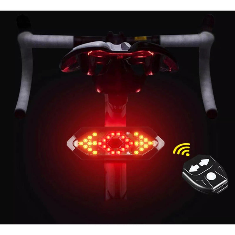 Foco Bicicleta Luz Intermitente Bicicleta Luz Led Bicicleta Trasero Señalizador Direccional De Giros Luz Potente Trasera Para Bici Luz Señalización Bike Inhalamb Arcashopping