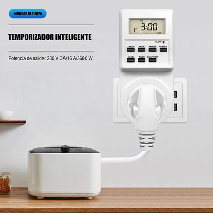 Enchufe Temporizador  Timer Digital Programable Temporizador