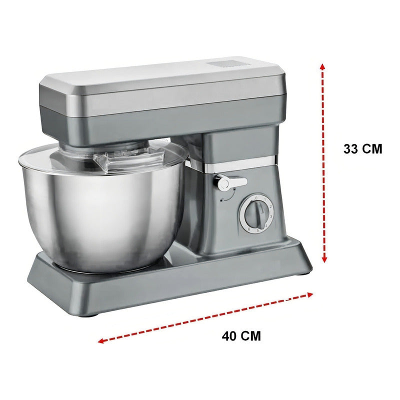 Batidora De Pie Haeger Hg-6669 Gris 50 Hz 220 v