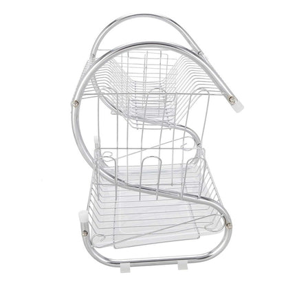 Escurridor Trastes Platos Fregadero Acero Inoxidable Moderno