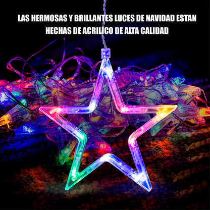 Luces Led Luces Cascada Guirnalda Luces Exterior Multicolor