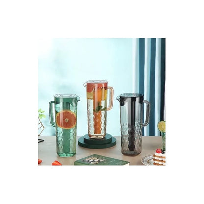 Set Jarra 2 Litros + 4 Vasos Jarra Agua Jugo Refrigerante