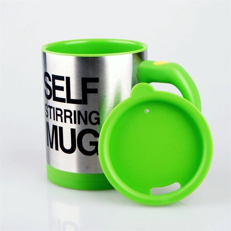 Pack X2 Tazon Con Revolvedor Tazon Mug Tazon Electrico Cafe