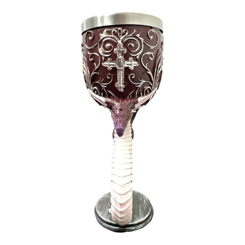 Copa Caliz Medieval Copa Vikingo Copa Gotica Resina Y Acero