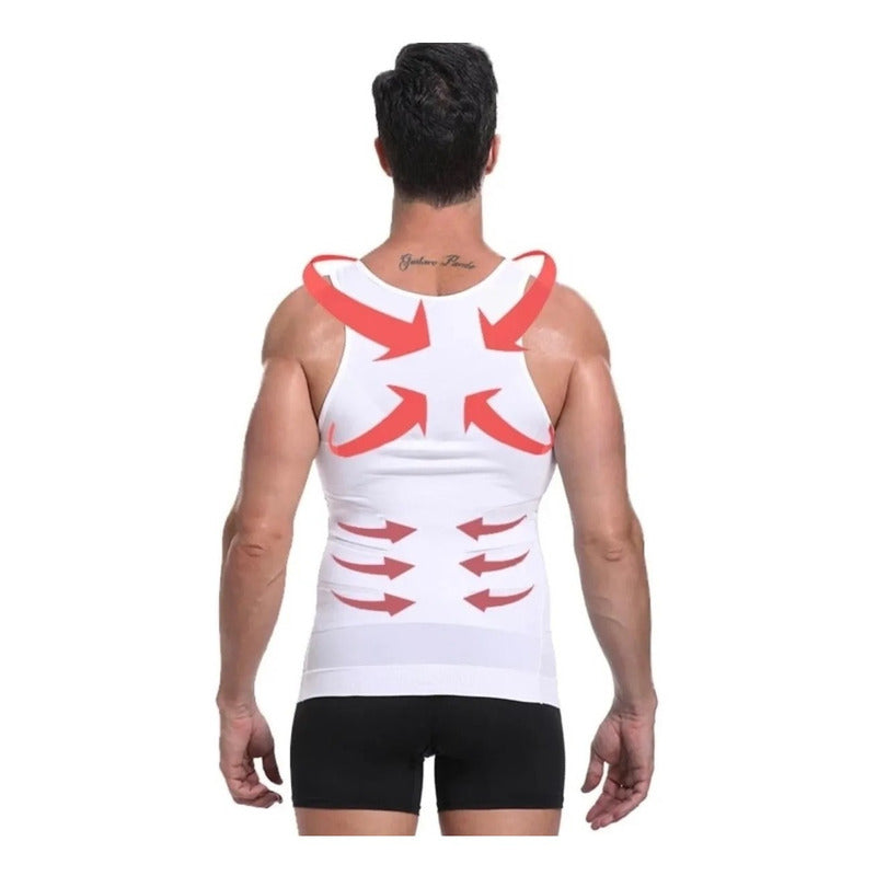 Pack X2 Poleras Reductoras Para Hombre Camisetas Reductoras