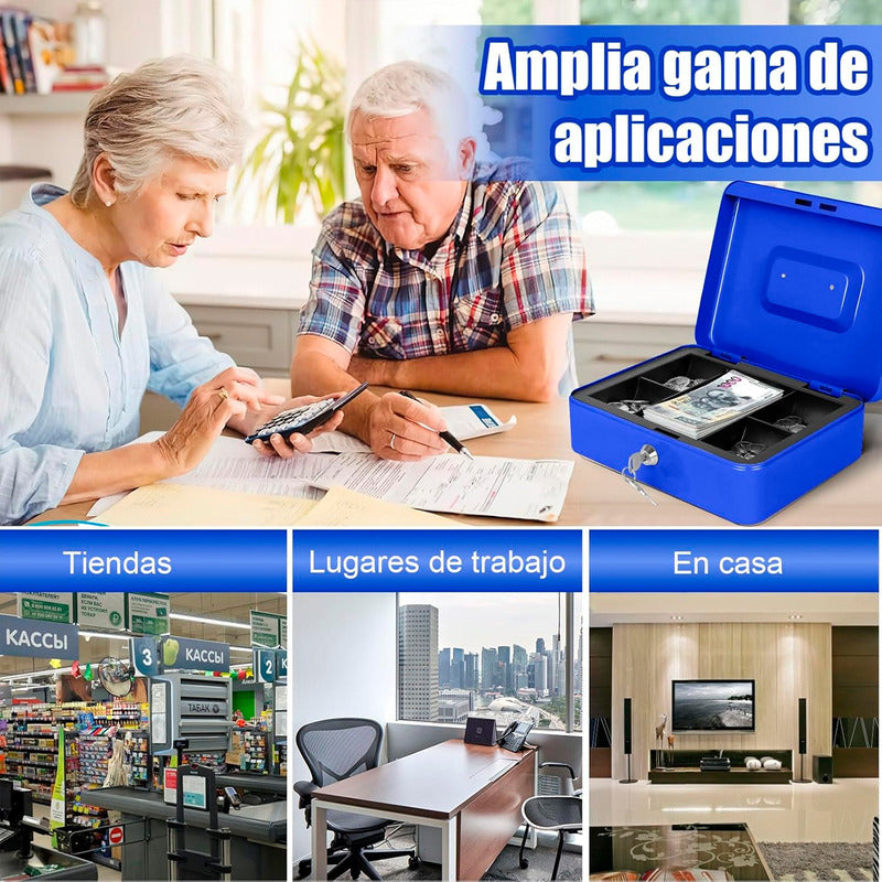 Cajas Fuertes Caja De Seguridad Caja De Dinero Metalica Llav