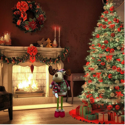 Muñecos De Navidad Viejo Pascuero Mono Patas Largas Muñeco