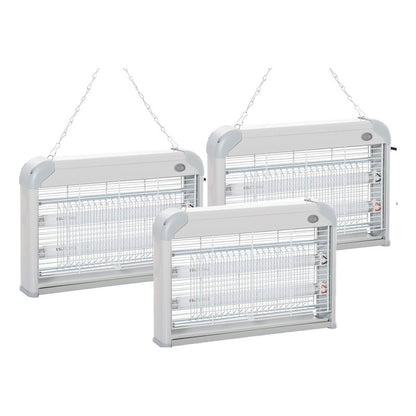 Pack X3 Lamparas Atrapa Moscas Trampas Mata Moscas Electrico