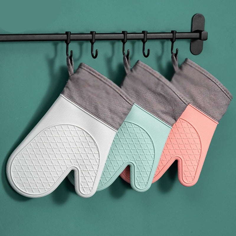 Guantes Para Horno Toma Ollas Guantes De Silicona Cocina