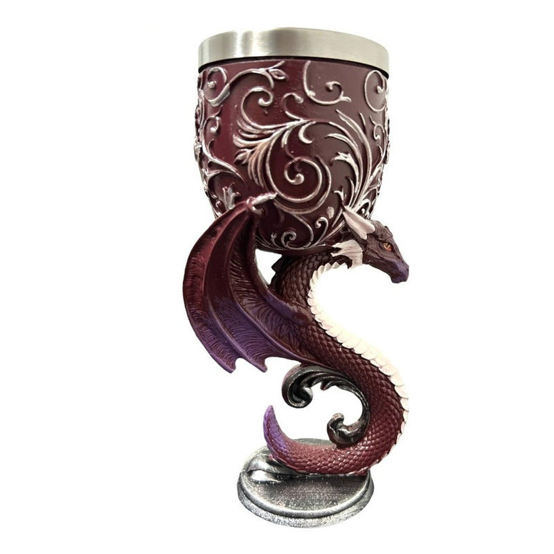Copa Caliz Medieval Copa Vikingo Copa Gotica Resina Y Acero