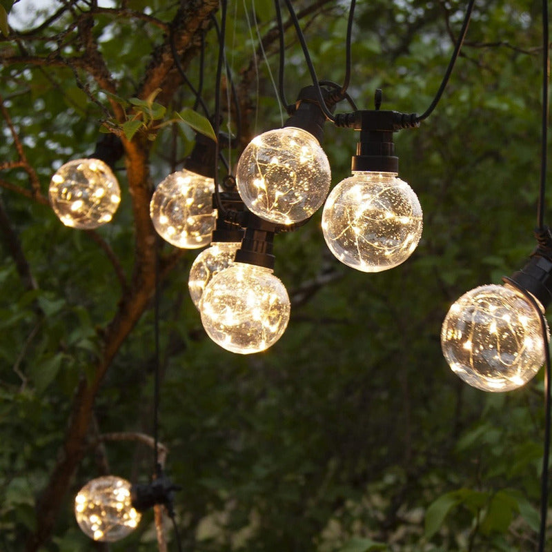 Luces Terraza Luces Guirnalda Luces Exterior Luz Led Navidad
