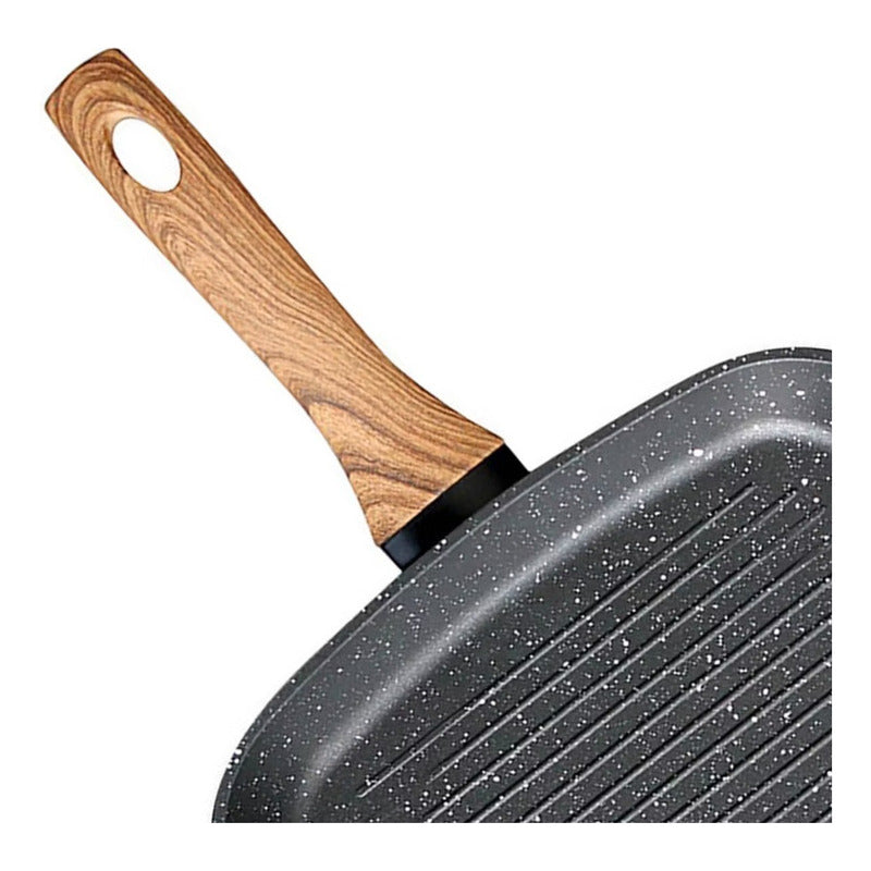 Sartén Grill Antiadherente Granite Keep Sartén Cuadrado 28cm