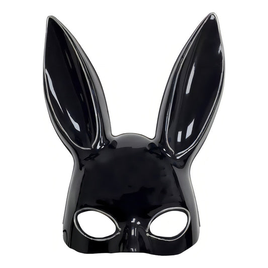 Mascara Conejita Negra Plastica Mascara Con Luces Led Coneja Haloween Arcashopping Mascara De Conejita Con Luces Mascara Para Halloween Disfraz