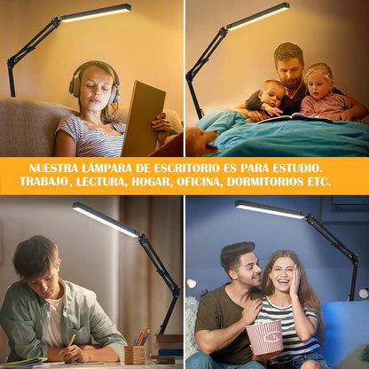 Lampara Led Escritorio Lampara Articulada Con Abrazadera Usb